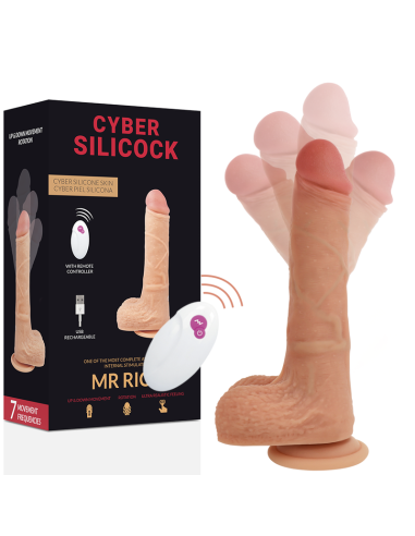 CYBER SILICOCK - NUOTOLINIO VALDYMO PULTAS REALISTIŠKAS MR RICK 20.9 CM -O- 4 CM