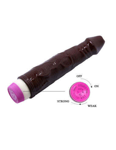 BAILE - WAVES OF PLEASURE VIBRATOR 23 CM BROWN