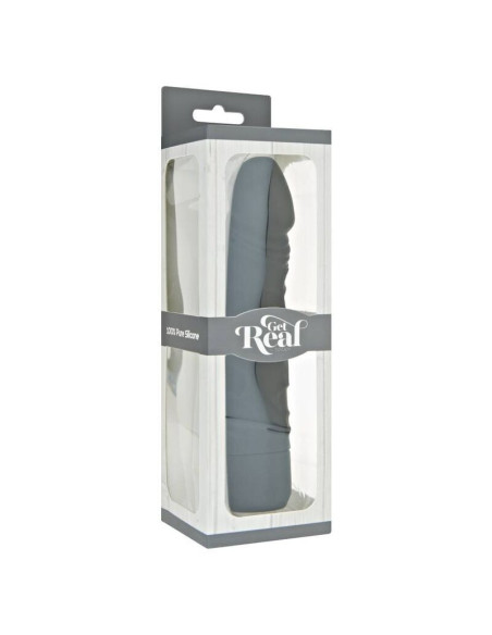 GET REAL - KLASIKINIS ORIGINALUS JUODAS VIBRATORIUS