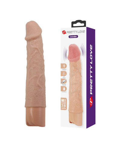 PRETTY LOVE - LEANDER FLEXIBLE REALISTIC VIBRATOR