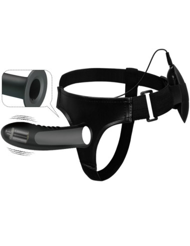 PRETTY LOVE - MYRON STRAP ON WITH VIBRATION AND HOLLOW DILDO