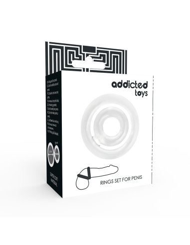 ADDICTED TOYS - POTENZ - C ŽIEDAS VARPAI SKAIDRUS