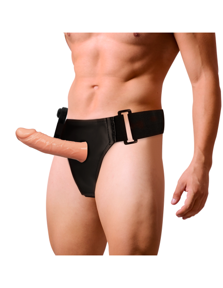 HARNESS ATTRACTION - RNES TUŠČIAVUČIAS BENNY SU VIBRUOTU 15 CM -O- 4,5 CM