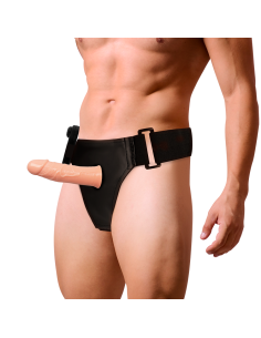 HARNESS ATTRACTION - GREGORY HOLLOW RNES WITH VIBRATOR 16.5 CM -O- 4.3 CM