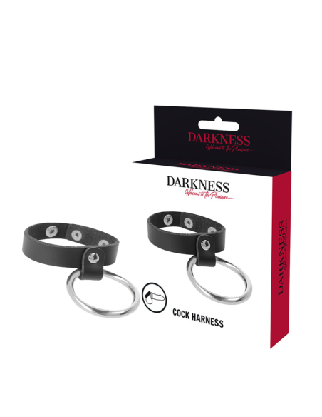 DARKNESS - metalinis žiedas varpai ir sėklidėms