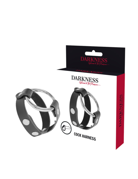 DARKNESS - BDSM COCK AND TESTICLE RING