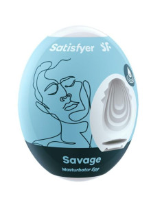 SATISFYER - SAVAGE MASTURBATOR EGG