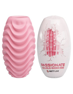PRETTY LOVE - PINK DOUBLE SIDED MASTURBATOR EGG
