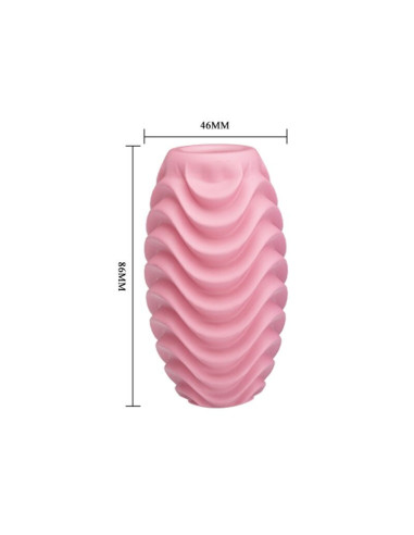 PRETTY LOVE - PINK DOUBLE SIDED MASTURBATOR EGG