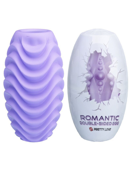 PRETTY LOVE - DOUBLE SIDED LILAC MASTURBATOR EGG