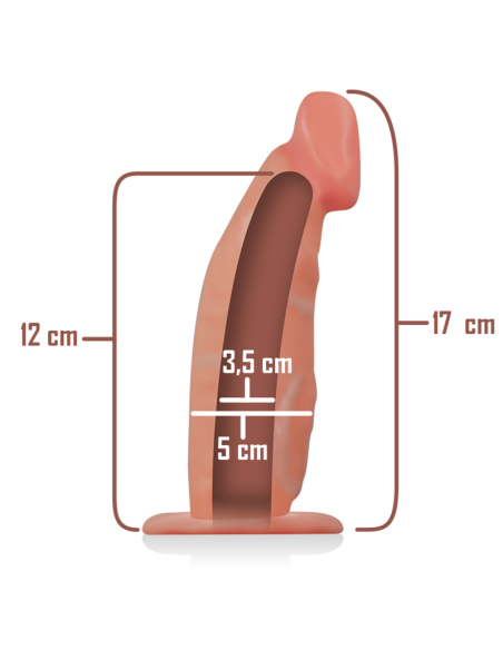 INTENSE - HOLLOW HARNESS WITH DILDO 18 X 3.5 CM