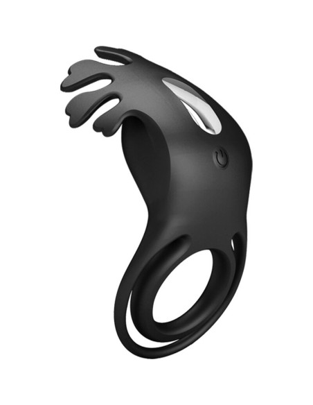 PRETTY LOVE - RUBEN VIBRATOR RING 7 VIBRATIONS BLACK SILICONE