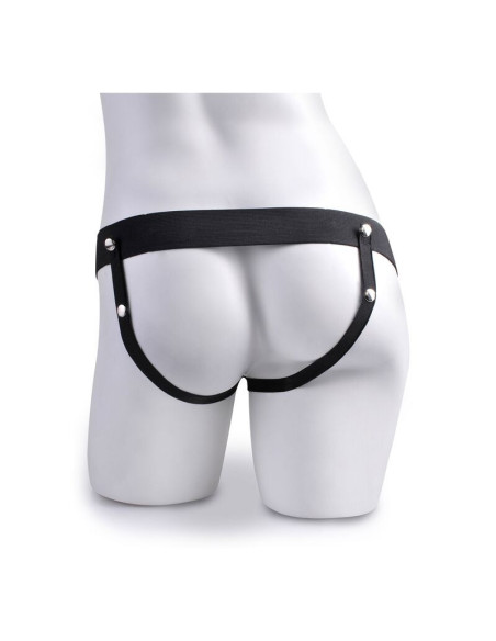 FETISH FANTASY SERIES - REGULIUOJAMI DIRŽAI, REALYBIŠKAS PENIS SU KIETUMIAIS, 19 CM