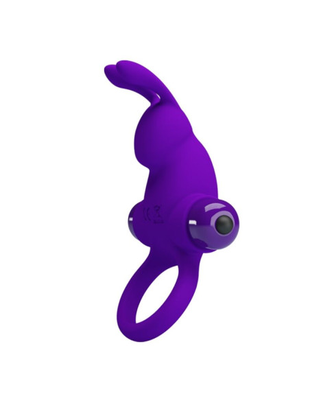 PRETTY LOVE - VIBRATOR RING I RABBIT FOR PURPLE PENIS