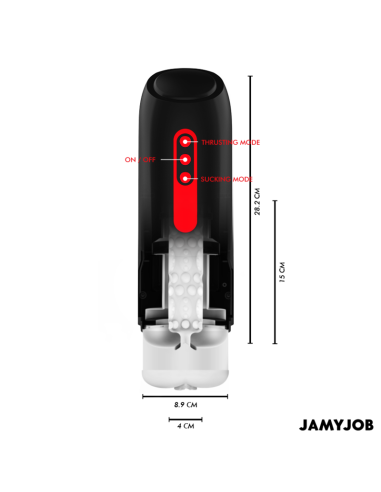 JAMYJOB - PHANTOM AUTOMATIC VAGINA MASTURBATOR 5 SUCTION AND THRUST MODES
