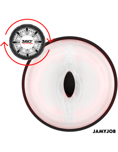 JAMYJOB - STORM AUTOMATIC VAGINA MASTURBATOR 10 ROTATION AND THRUST MODES