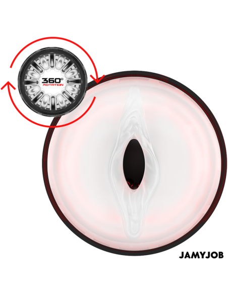 JAMYJOB - STORM AUTOMATIC VAGINA MASTURBATOR 10 ROTATION AND THRUST MODES