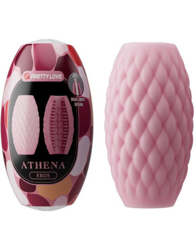 PRETTY LOVE - ATHENA EROS SILIKONINIS VYRIŠKAS MASURBATORIS ROŽINIS