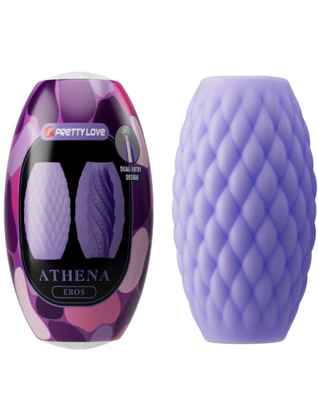 PRETTY LOVE - ATHENA EROS SILIKONINIS VYRIŠKAS MASURBATORIS VIOLETINIS