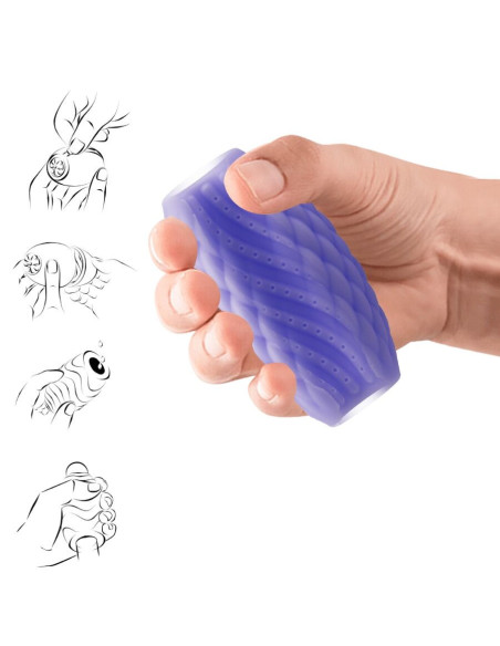 PRETTY LOVE - ATHENA EROS SILICONE MALE MASTURBATOR PURPLE