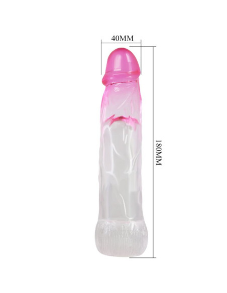 PRETTY LOVE – REALISTINIS 6 CM NERON VARPOS DIDINIMO ĮMAUTĖ ROŽINIS