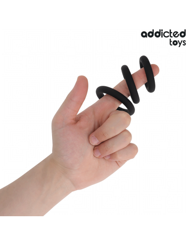 ADDICTED TOYS - SILIKONINIŲ ŽIEDŲ RINKINYS, 1 MODELIS