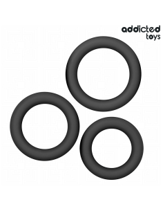ADDICTED TOYS - SET OF SILICONE RINGS MODEL 1