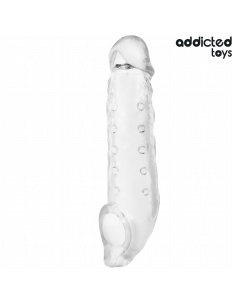 ADDICTED TOYS - TRANSPARENT PENIS EXTENSON SIZE S 23 CM