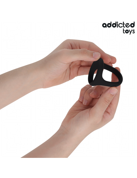 ADDICTED TOYS - STORAS TRIGUBAS PENIO ŽIEDAS