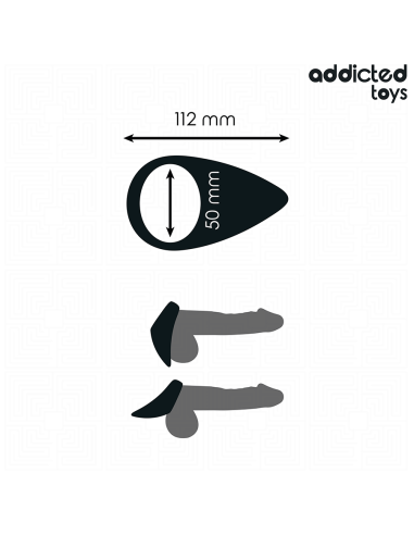 ADDICTED TOYS - TEAR SHAPED PENIS RING