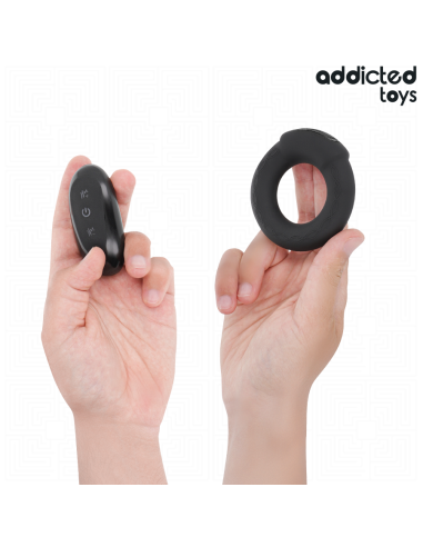 ADDICTED TOYS - HEATING EFFECT VIBRATING COCK RING REMOTE CONTROL