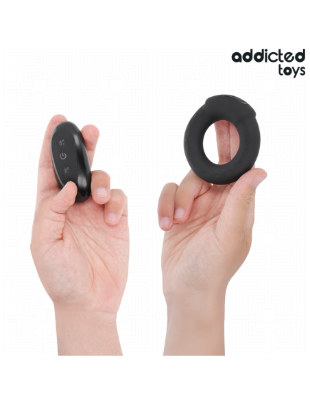 ADDICTED TOYS - ŠILUMOS EFEKTAS VIBRUOJANČIAS KOKO ŽIEDAS NUOTOLINIS VALDYMAS