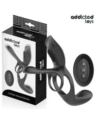 ADDICTED TOYS - DOUBLE PENIS RING WITH CLITORAL STIMULATOR