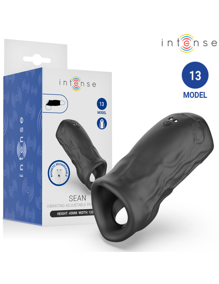 INTENSE - SEAN VIBRATING ADJUSTABLE PENIS RING MODEL 13