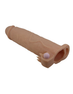 PRETTY LOVE - XERXES PENIS SLEEVE WITH CLITORAL STIMULATOR AND VIBRATION