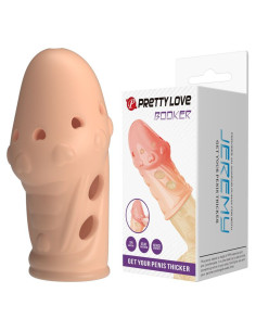 PRETTY LOVE - SOCKER TEXTURED PENIS SLEEVE NATURAL