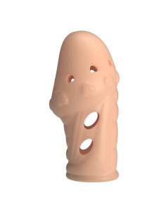 PRETTY LOVE - SOCKER TEXTURED PENIS SLEEVE NATURAL 2