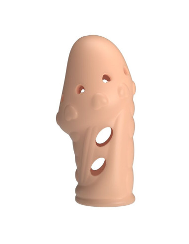 PRETTY LOVE - SOCKER TEXTURED PENIS SLEEVE NATURAL