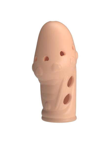 PRETTY LOVE - SOCKER TEXTURED PENIS SLEEVE NATURAL