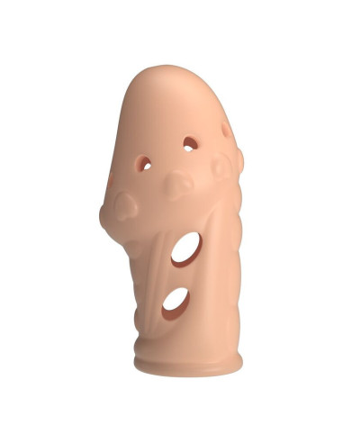 PRETTY LOVE - SOCKER TEXTURED PENIS SLEEVE NATURAL