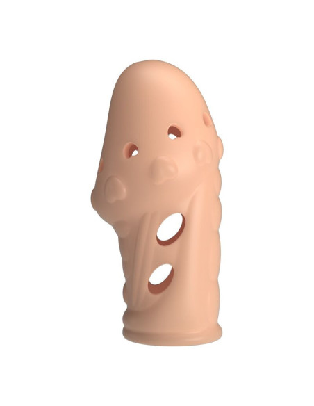 PRETTY LOVE - SOCKER TEXTURED PENIS SLEEVE NATURAL