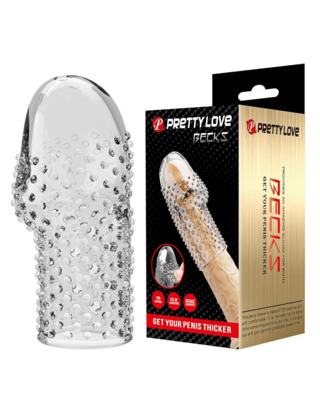 PRETTY LOVE - GEEKS PENIS SLEEVE GET YOUR PENIS THICKER TRANSPARENT