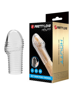PRETTY LOVE - HOTTT PENIS SLEEVE GET YOUR PENIS THICKER TRANSPARENT