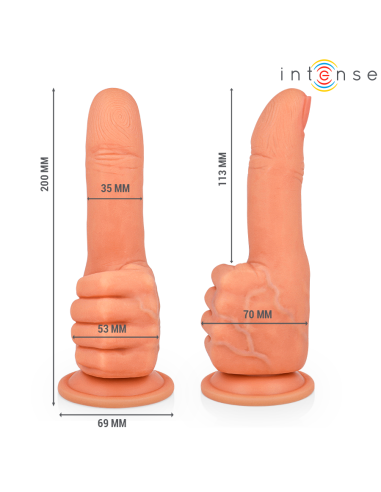 INTENSE - BENDER „G-SPOT“ STIMULIATORIAUS LANKSTUS RANKOS 11,3 CM