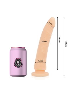 DELTA CLUB - TOYS NATURAL DILDO MEDICAL SILICONE 20 CM -O- 4 CM