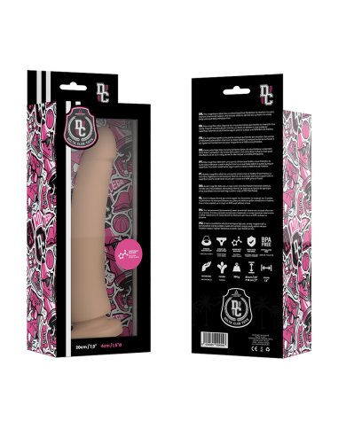 DELTA CLUB - TOYS NATURAL DILDO MEDICAL SILICONE 20 CM -O- 4 CM
