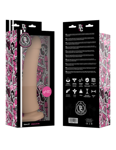 DELTA CLUB - ŽAISLAI NATŪRALUS DILDO MEDICININIS SILIKONINIS 23 CM -O- 4,5 CM