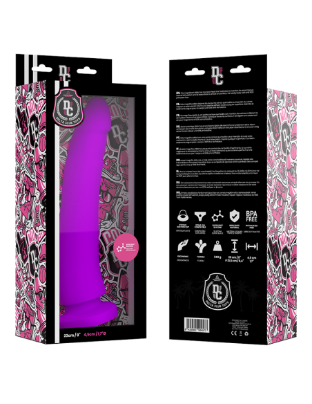 DELTA CLUB - TOYS LILAC DILDO MEDICAL SILICONE 23 CM -O- 4.5 CM
