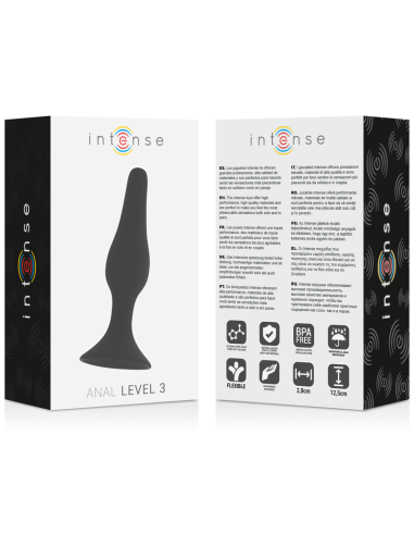 INTENSE - ANALINIS LYGIS 3 12,5 CM JUODA