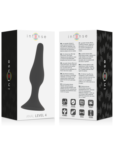 INTENSE - ANAL LEVEL 4 15.5CM BLACK